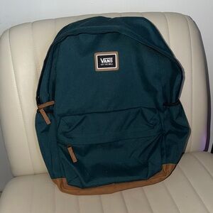 Vans Teal and Brown Men's Backpack